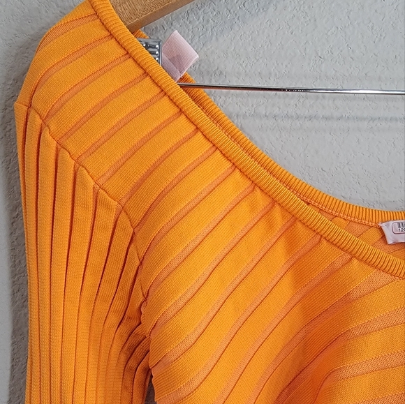 Tibi Tech Poly Ribbed Wrap Sweater - Picture 7 of 7